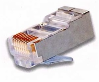 Konektor STP RJ45 (8p8c), Cat5E, 50µm, licna - 100 ks