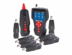 LAN Cable Tester TLCD88 s LCD, koax, Cat3/Cat5E/Cat6, UTP/STP, USB, PoE, ping, sonda, 8x protismyčka