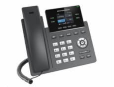 Grandstream GRP2612P [VoIP telefon - 2x SIP účet, HD audio, 16 prog.tl.+4 předvoleb, 2xLAN 100Mbps, PoE]