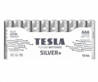 Tesla AAA SILVER+ alkalická, 10 ks fólie, ND