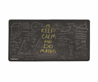 Maxi podložka pod myš Natec Maths, 40x80cm