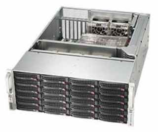 SUPERMICRO 4U chassis 24x 3,5"" HS SAS/SATA (singel expan...