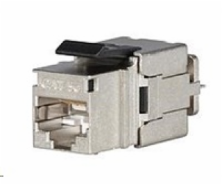 Solarix Rychlozařezávací keystone CAT5E STP RJ45 černý pr...