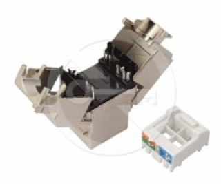 Solarix Samořezný keystone CAT5E STP RJ45 SXKJ-5E-STP-BK-SA