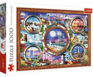 Puzzle 1000 elementów - Latarnie morskie