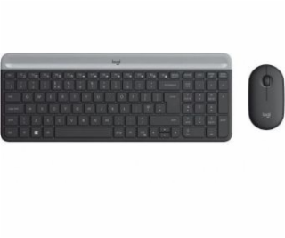 Logitech Wireless Desktop MK470, CZ/SK, Black