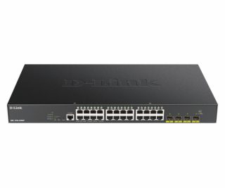 D-Link DGS-1250-28XMP Smart switch 24x Gb PoE+, 4x 1G/10G...