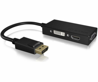 RaidSonic DisplayPort AV adaptér - HDMI - D-Sub (VGA) - D...