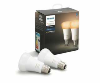 PHILIPS Hue White Ambiance, 2x žárovka 9,5W E27 DIM A60 8...