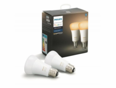 PHILIPS Hue White Ambiance, 2x žárovka 9,5W E27 DIM A60 806 lm