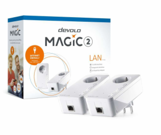 devolo Magic 2 LAN 1-1-2 Starter Kit 2x (2400mbps Powerli...