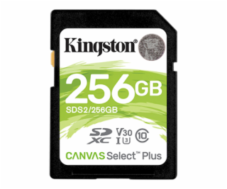 Kingston 256GB SecureDigital Canvas Select Plus (SDXC) 10...