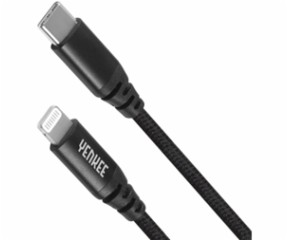 YCU 631 BK USB C / lightning 1m YENKEE