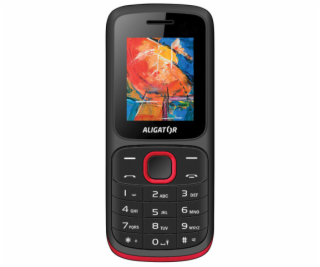 Aligator D210 Dual SIM, černo-červený