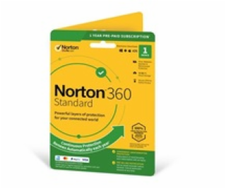 SYMANTEC NORTON 360 STANDARD 10GB + VPN 1