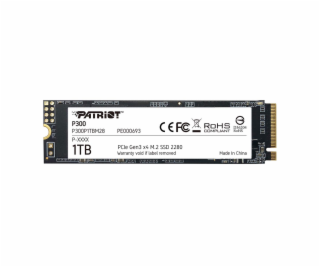 PATRIOT P300 1TB SSD / Interní / M.2 PCIe Gen3 x4 NVMe 1....