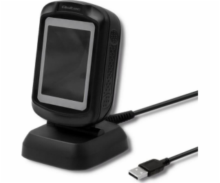 Qoltec 50864 Desktop QR & Barcode Scanner | USB