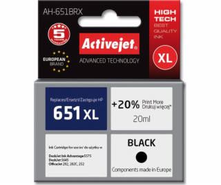 Activejet AH-651BRX ink for HP printer; HP 651 C2P10AE re...