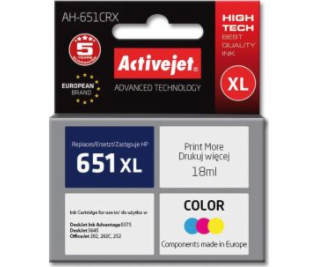 Activejet AH-651CRX ink for HP printer; HP 651 C2P11AE re...