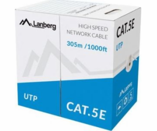 LANBERG CABLE UTP KAT.5E 305M WIRE CCA BLAU