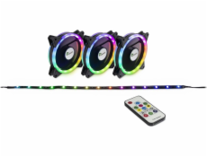 Argus RGB-Fan Set RS-04 120x120x25, Gehäuselüfter