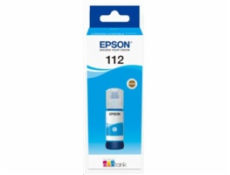 EPSON ink bar 112 EcoTank Pigment Cyan ink bottle