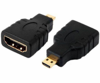 Adaptér AV Equip HDMI Micro - HDMI czarny (118915)