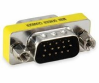 Adaptér AV Equip D-Sub (VGA) – D-Sub (VGA) žltý (124320)