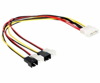 Delock Molex - 2-pin, 0.3m, Wielokolorowy (83343)