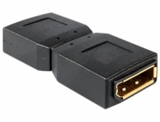 DeLOCK 65374 Adapter DisplayPort Gender Changer DisplayPort Buchse auf DisplayPort Buchse čierna