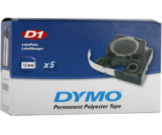 DYMO D1 Durable - Black on White - 12mm