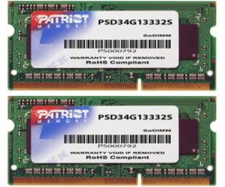 Paměť Patriot DDR3 4GB SL 1333 SO-DIMM