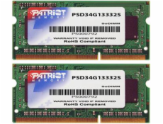 Paměť Patriot DDR3 4GB SL 1333 SO-DIMM