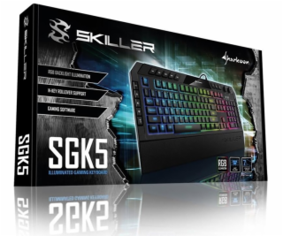 Sharkoon Skiller SGK5 DE-Layout, černá