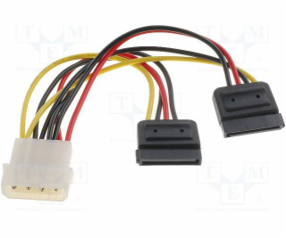 Goobay Power SATA kábel MOLEX (M) - S-ATA (F) x2 13cm 685...