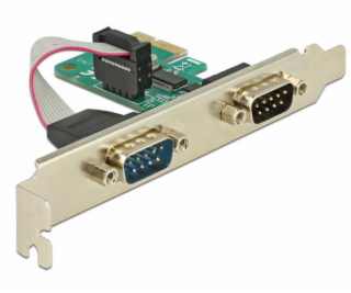 Delock PCI Express Card > 2 x Seriový RS-232