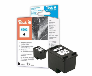 PEACH kompatibilní cartridge HP F6U66A, No 302, black, 6ml