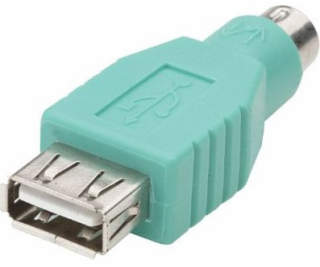 Adapter USB A-Buchse auf PS/2 Stecker