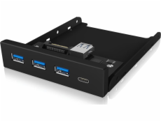 Predný panel Icy Box 3x USB 3.0 + 1x USB-C (IB-HUB1418-i3)