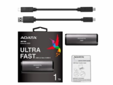 ADATA External SSD 512GB SE760 USB 3.2 Gen2 type C Titanová šeď