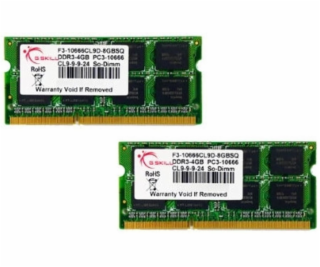 SO-DIMM 8 GB DDR3-1333 Kit, Arbeitsspeicher