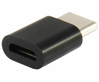 Adaptér USB Equip USB-C - microUSB Czarny (133472)