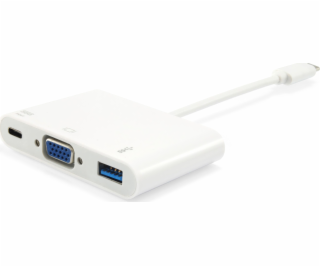 Equip USB Equip USB-C ST-> VGA-/USB-A-BU PD-ADAPTER 0,15 ...