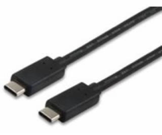 Kábel USB Equip USB-C - USB-C 1 m Czarny (12888307)