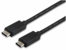 Kábel USB Equip USB-C - USB-C 1 m Czarny (12888307)