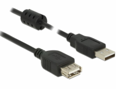 DeLock 84885 Verlängerungskabel USB2.0 Typ-A Stecker / USB2.0 Typ-A Buchse 2.0 m schw.