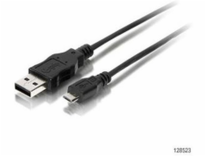 equip 128523 USB2.0 Kabel USB-A Stecker auf microUSB-B Stecker 1.8m černá