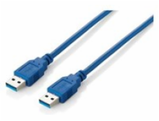 equip 128291 USB3.0 Verbindungskabel USB-A Stecker auf USB-B Stecker 1m modrá