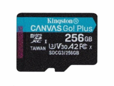 Kingston 256GB microSDXC Canvas Go Plus 170R A2 U3 V30 Card + ADP