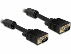 Delock 82560 SVGA Kábel SVGA Connector na konektore SVGA 10 m Čierna